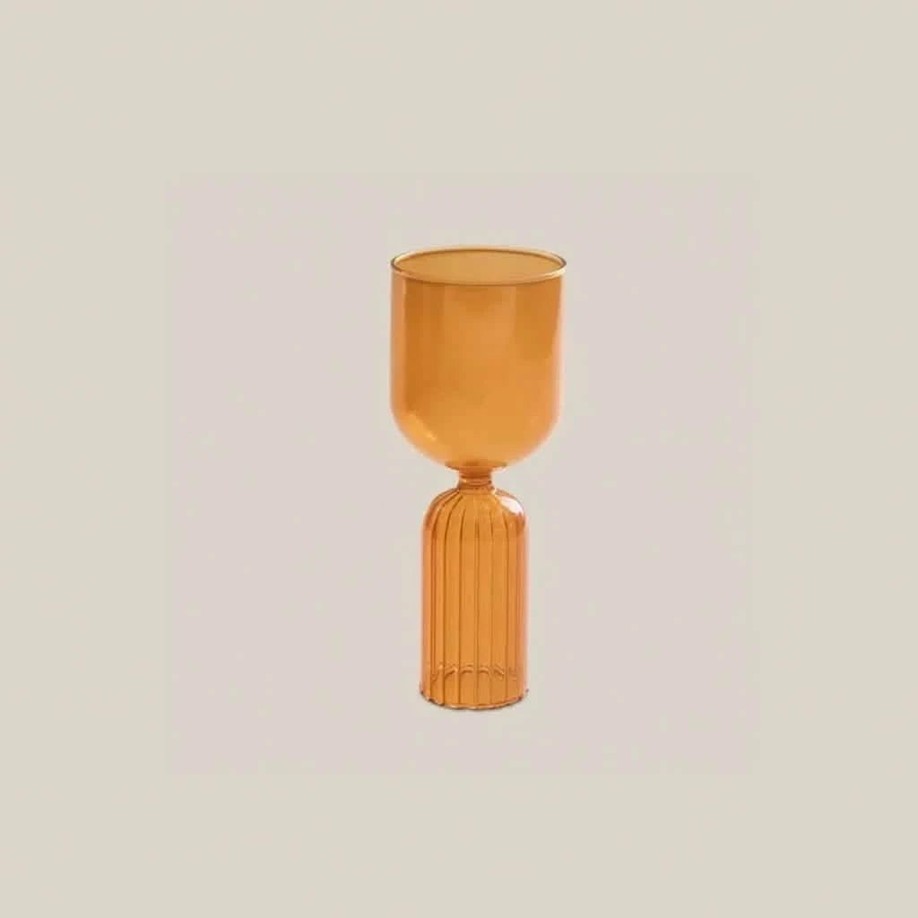 Brielle Glass Vase Orange - Home and Soul