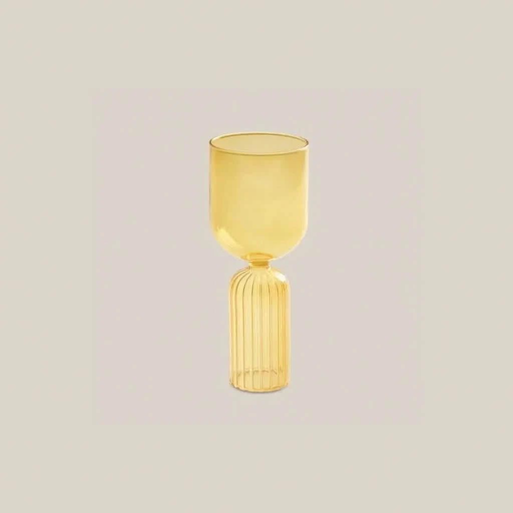 Brielle Glass Vase Yellow - Home and Soul