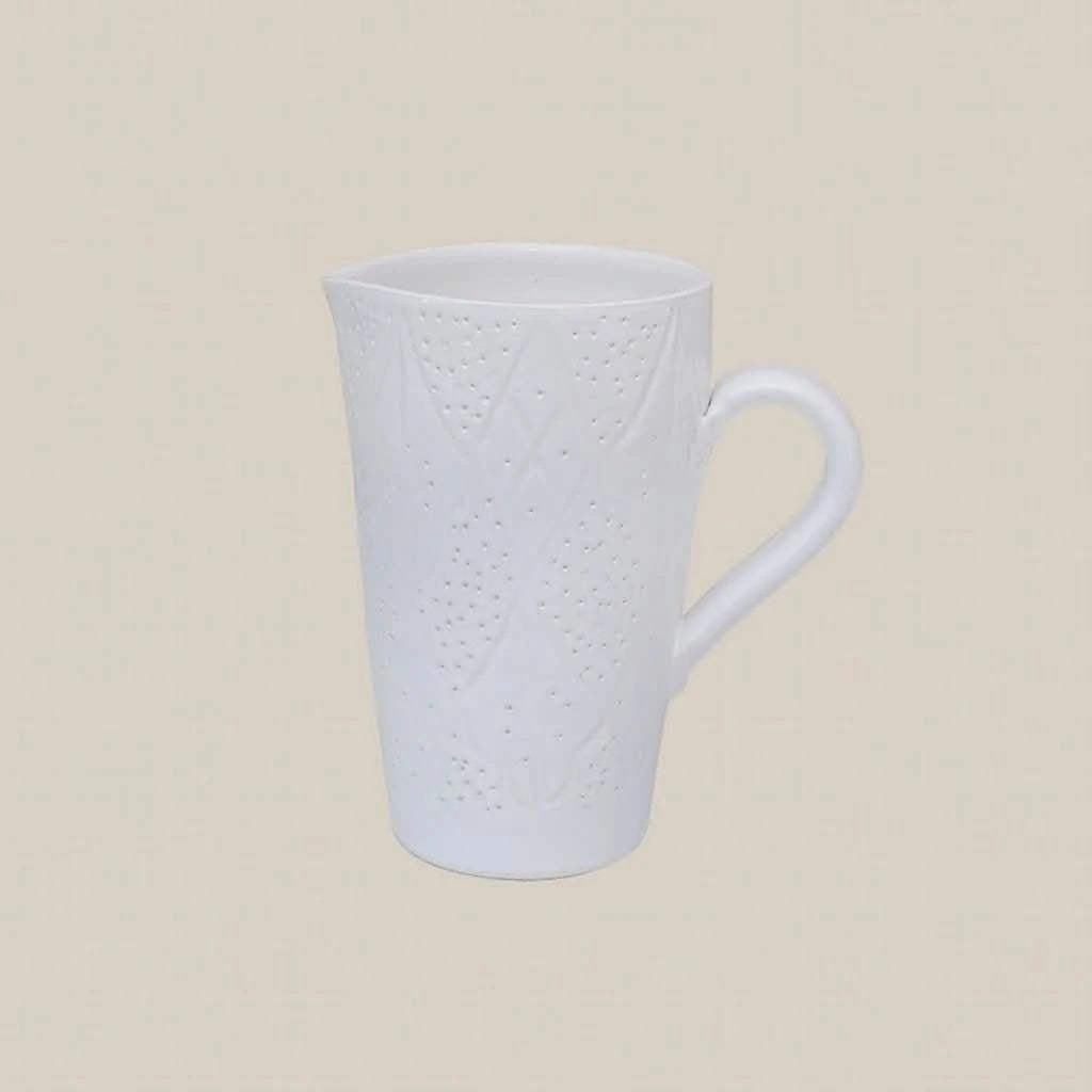 Ceramic White Jug - Home and Soul