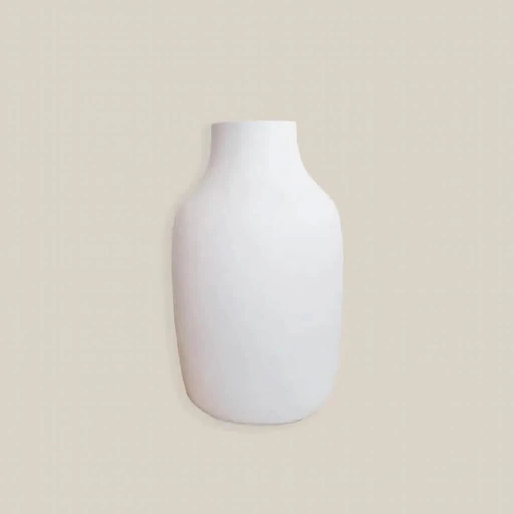 Eliana Ceramic Vase White XL - Home and Soul