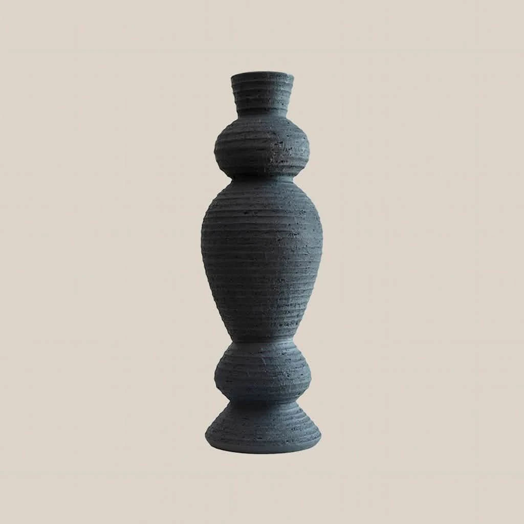 Erin Ceramic Vase Black - Home and Soul