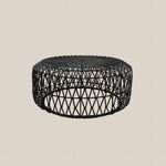 Estelle Black Rattan Coffee Table - Home and Soul