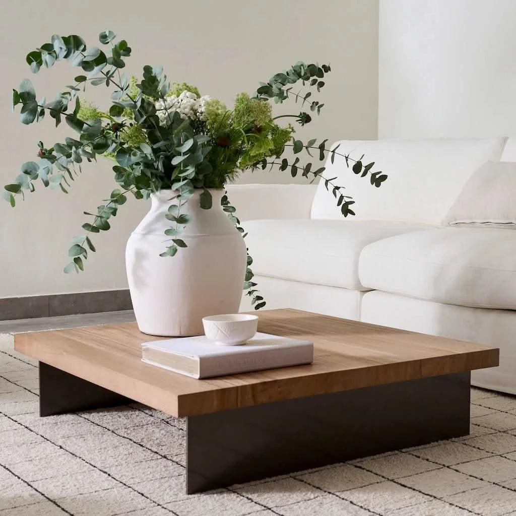 Table Letizia Elm Wood Coffee - Home and Soul