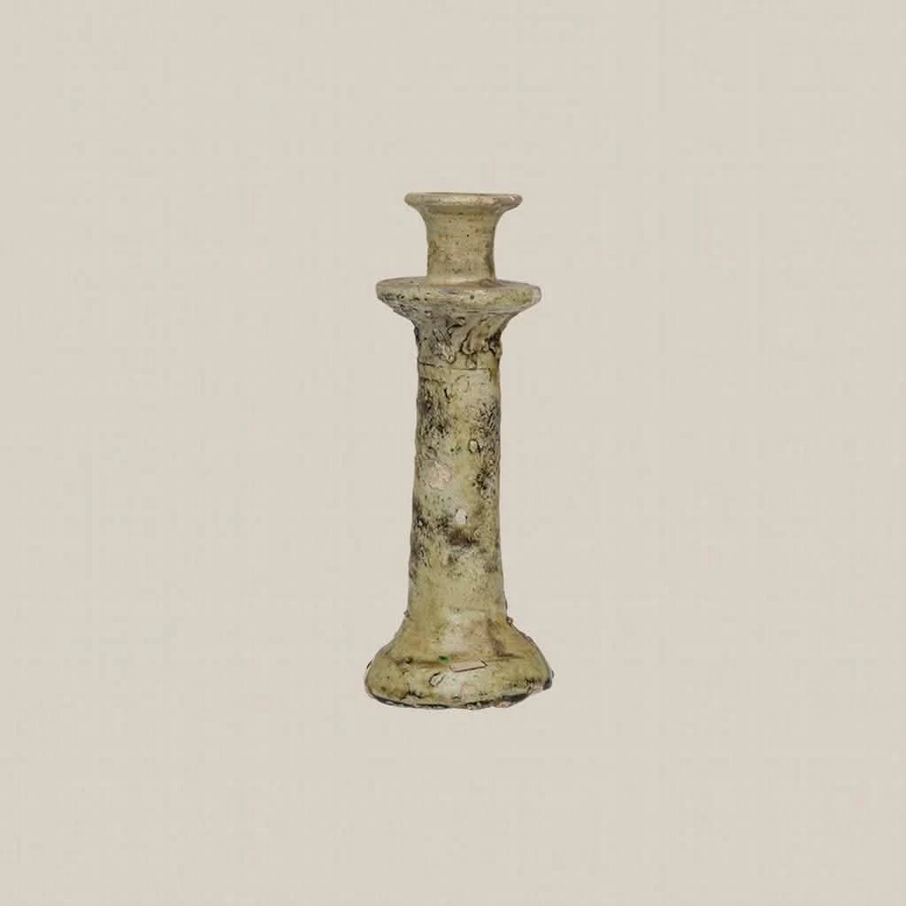 Ceramic Candle Holder Light green. - Home and Soul
