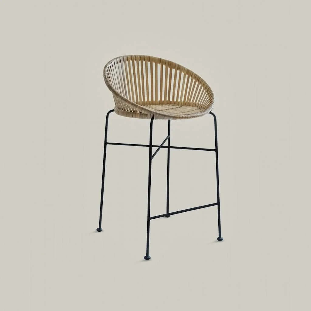 Lorin Rattan Bar Stool - Home and Soul