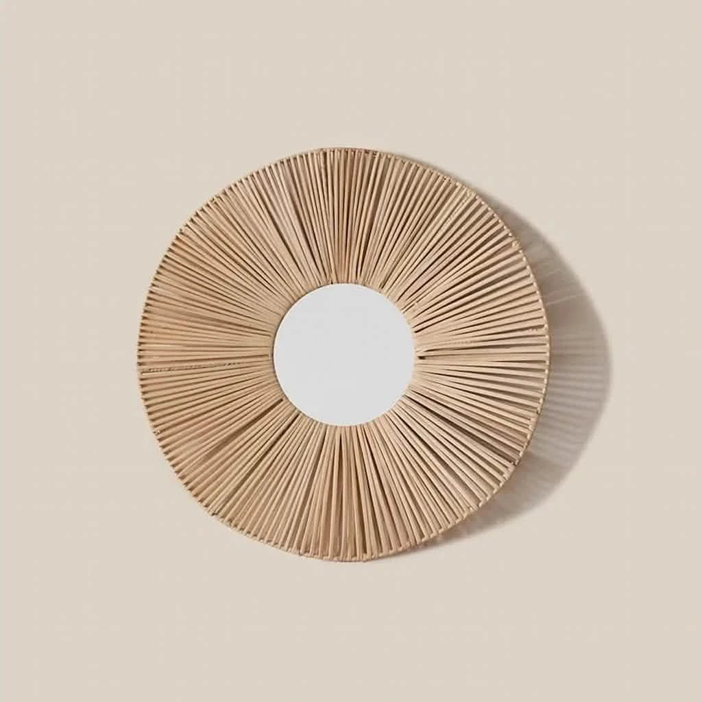 Mathilde Rattan Mirror - Home and Soul