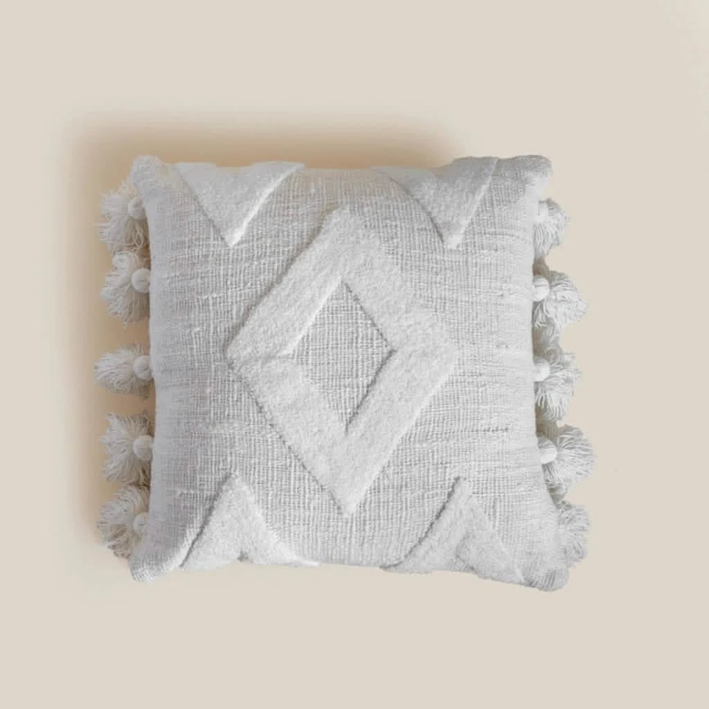 White Cushion Micaela - Home and Soul