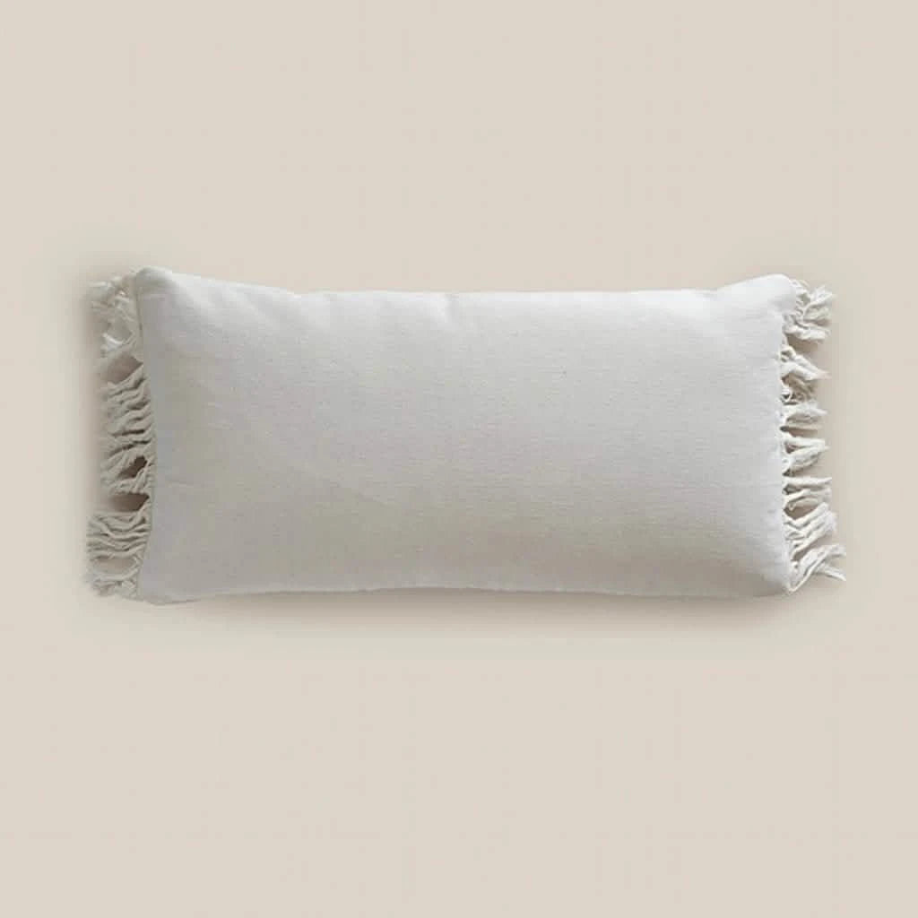 White Cushion Rectangle - Home and Soul