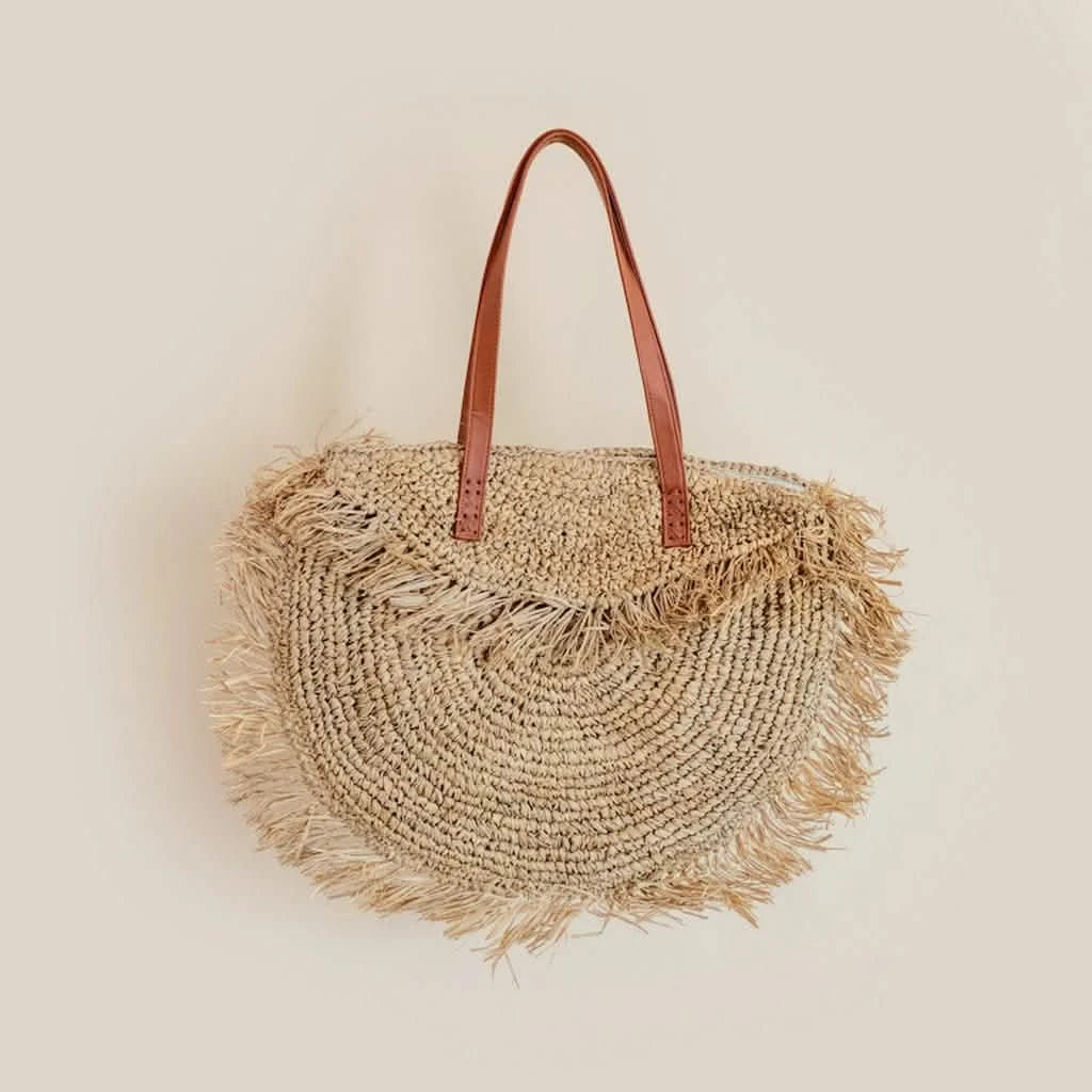 Raffia Handbag Natural - Home and Soul