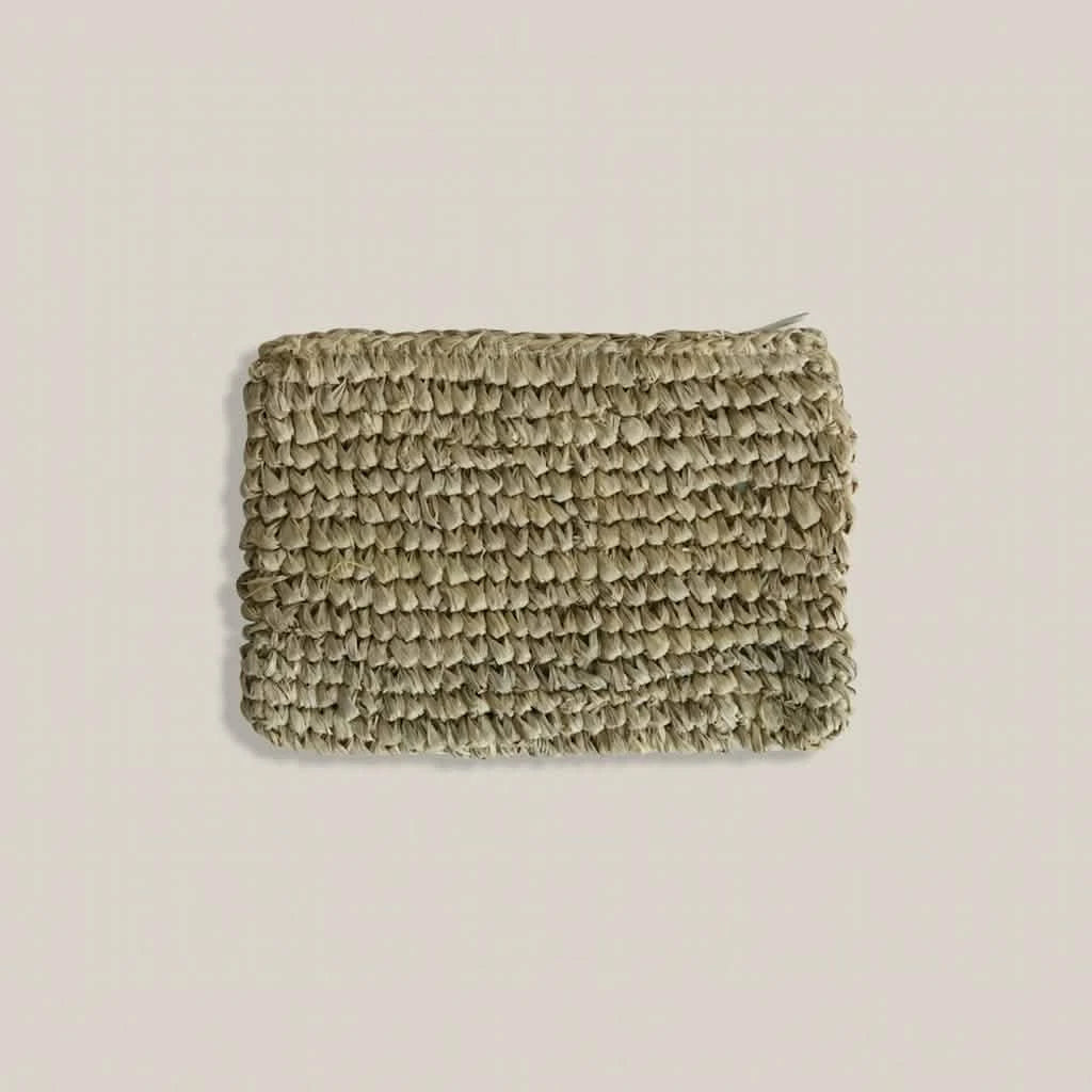 Raffia Handmade Pouch Small - Home and Soul