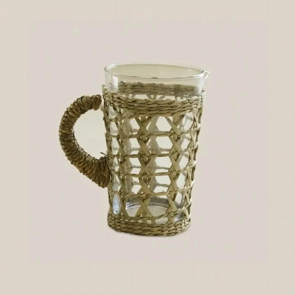 Jug Glass Natural - Home and Soul