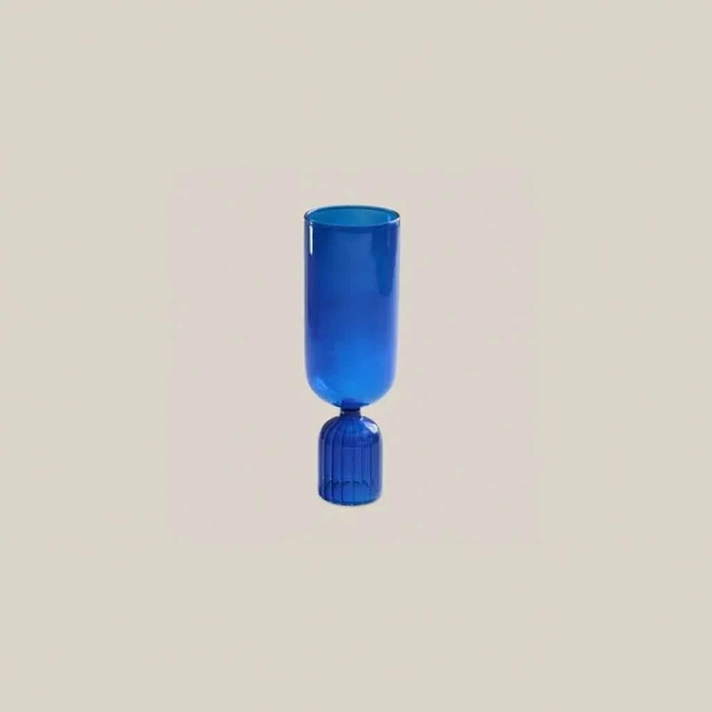 Vera Glass Vase Blue - Home and Soul