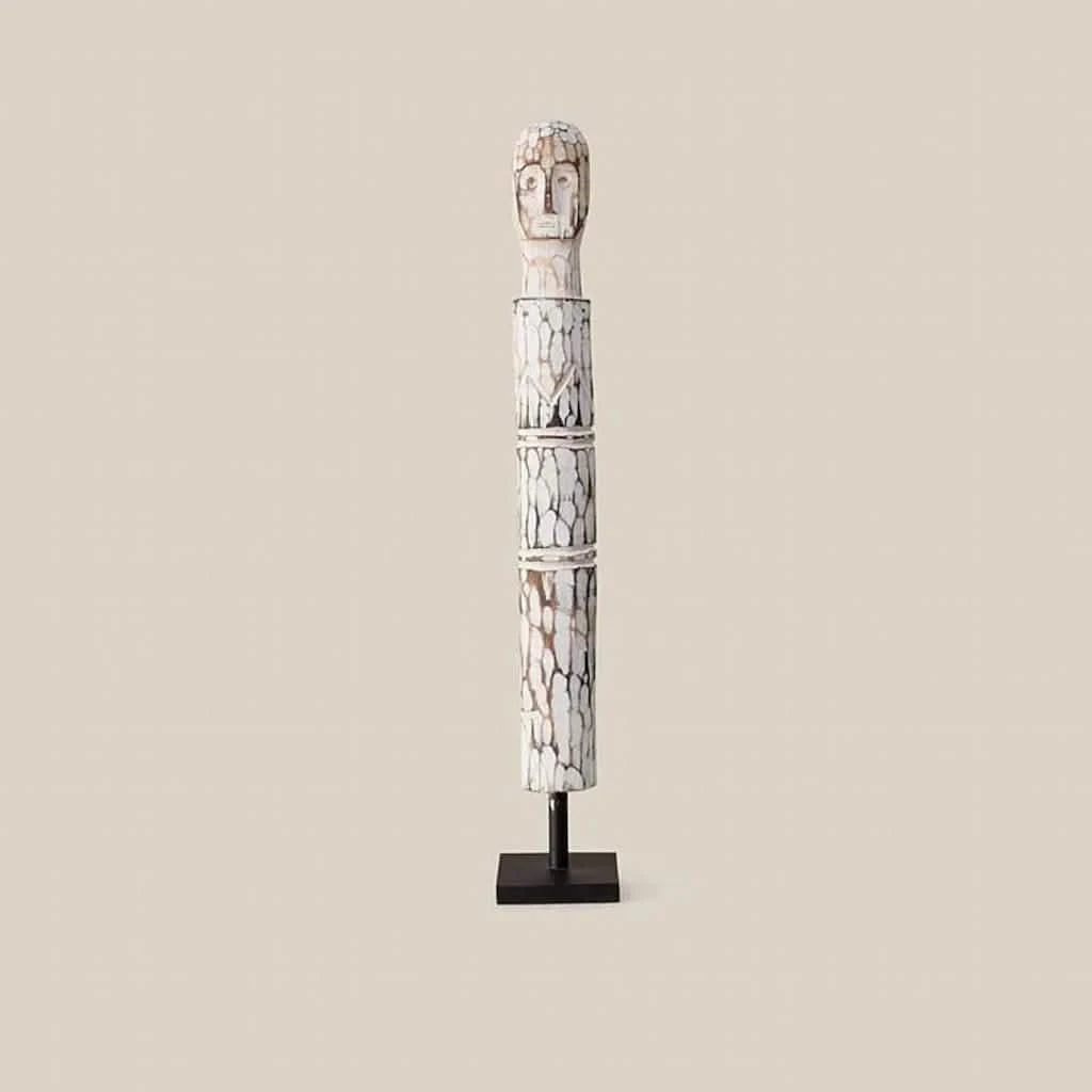 Wood Statue on stand - Home and Soul