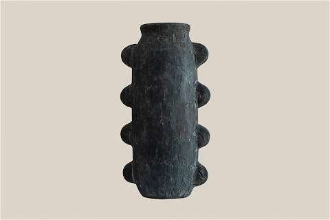 Harriet Ceramic Vase Black Medium