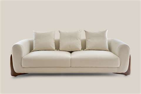 Anita 2 Seater Sofa White