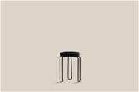 Mathis Black Side Table Low
