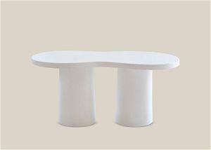 Monet Concrete Cloud Coffee Table White