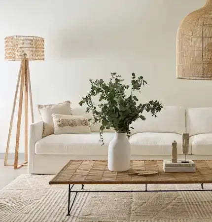 Living room dubai natural home decor