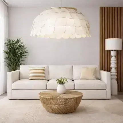 Modern furniture Dubai living room with contemporary sofa and designer tables