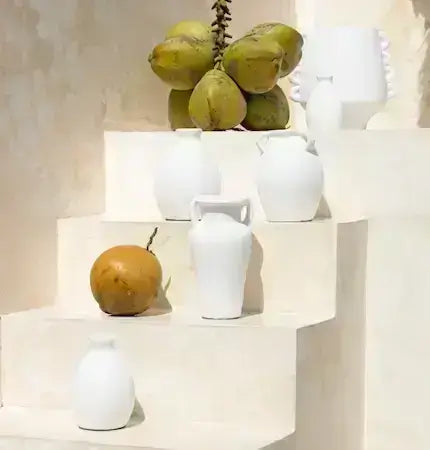 Elegant white ceramic vases perfect for home decor, ceramic vases Dubai