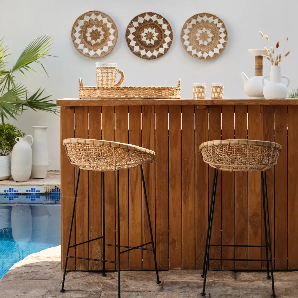 Rattan Bar Stools for Cafés & Restaurants in Dubai, UAE