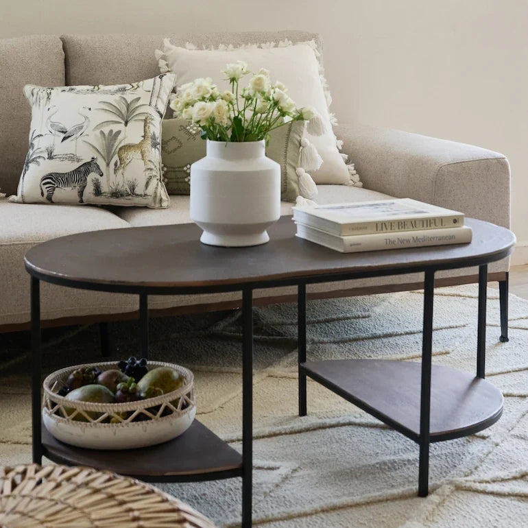  Furniture sale in Dubai with discounted sofas and tables in a showroom