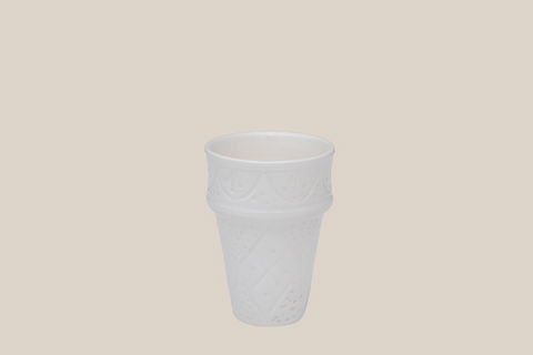 Ceramic Beldi Cup White