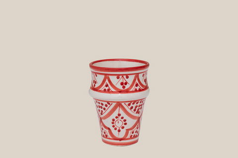 Ceramic Beldi Cup Red