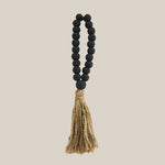 Beaded tassel black