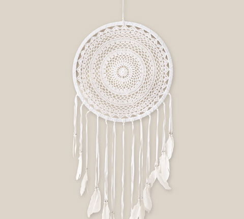 Dream Catcher Wall Hanging White