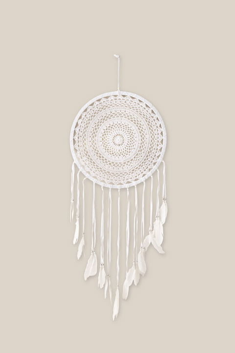 Dream Catcher Wall Hanging White