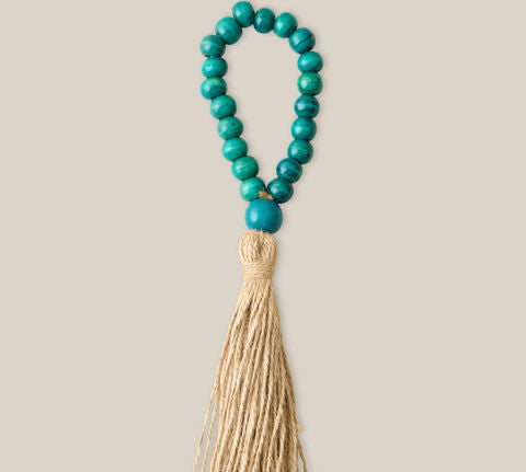 Beaded Tassel New Green