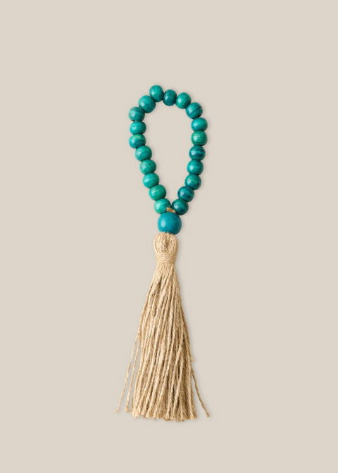 Beaded Tassel New Green