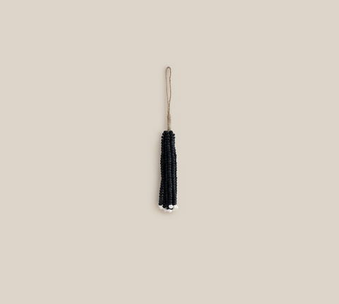 Tassel Black with Beads