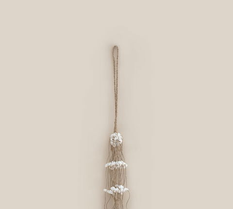 Tassel Natural with Beads