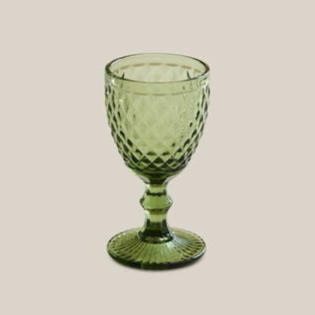 Green Wine Glass