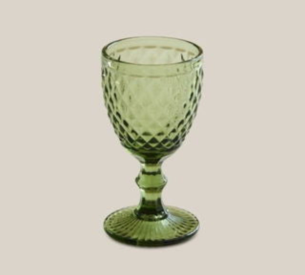 Green Wine Glass