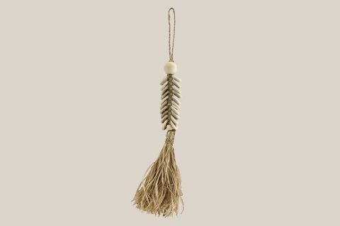 Raffia Natural Tassel