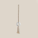 Marble Tassel with Seagrass