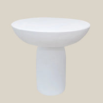 Aisha concrete white table