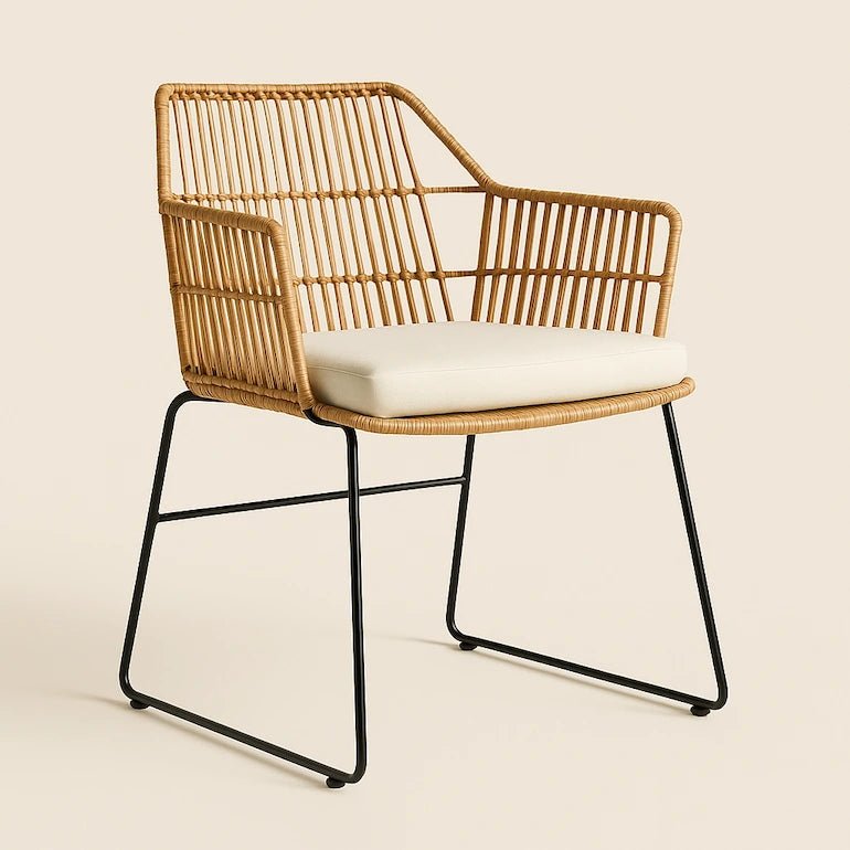 angelo rattan dining chair outdoor