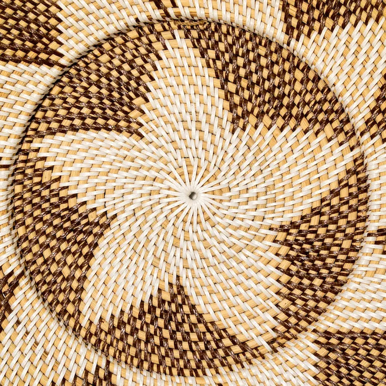 Antonio Rattan Wall Plate 40 Cm