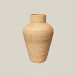 Aria Natural Rattan Vase Large - Home and Soul