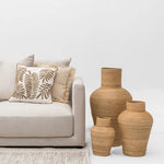 Aria Natural Rattan Vase - Home and Soul