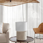 Travertine Aria Table Lamp - Home and Soul