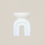 Aurora Concrete White Side Table - Home and Soul