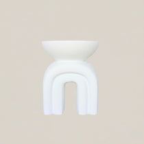 Aurora Concrete White Side Table - Home and Soul