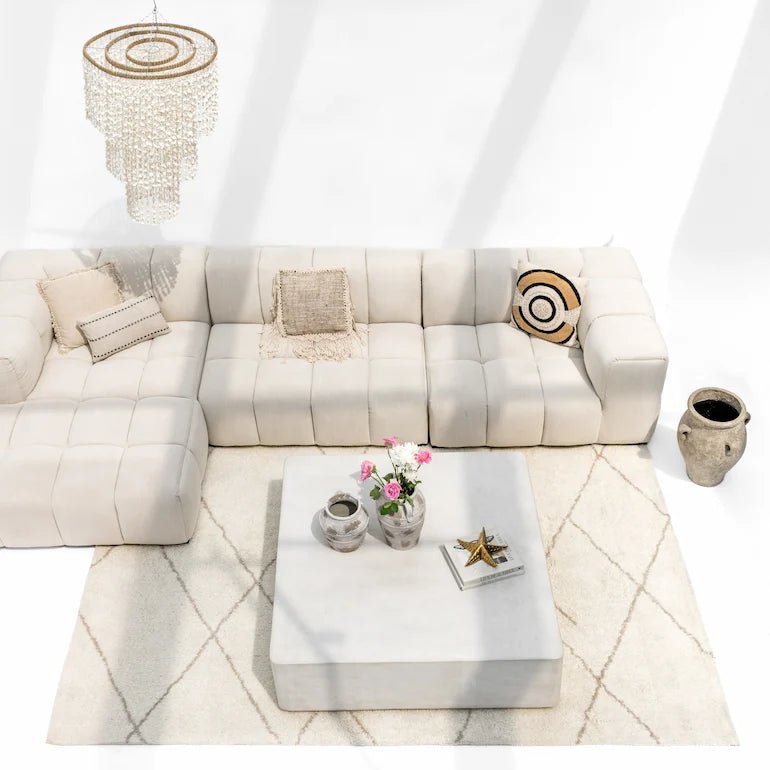 Beige Left Aurelia Sofa 2 - Home and Soul
