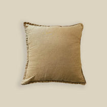 Mustard Yellow Cotton Cushion - Home and Soul