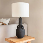 Black and White Ceramic Table Lamp - Home and Soul